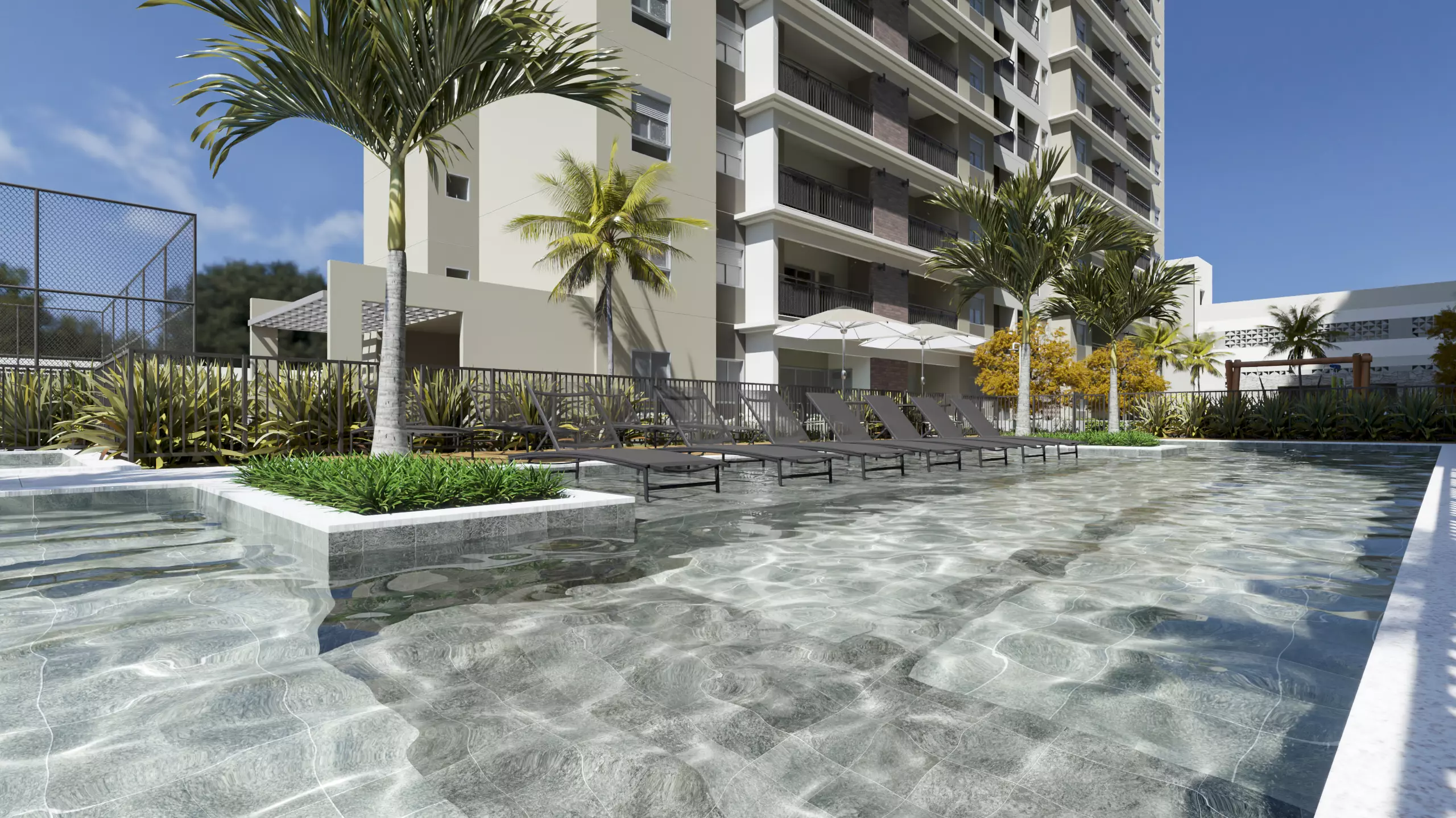 Piscina do Riviera Home Resort