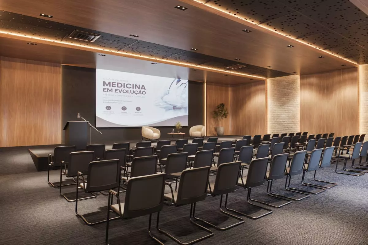 Auditório, perspectiva artística