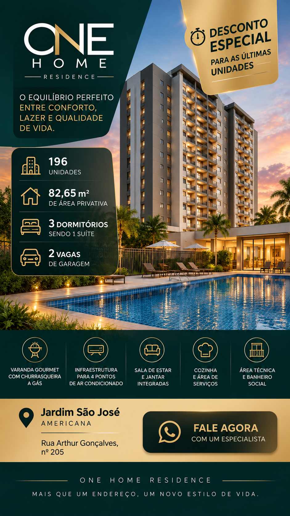 Card do One Home Residence